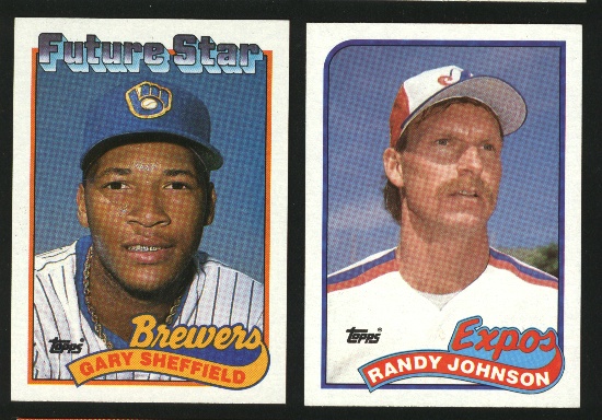 1989 Topps Baseball Complete Set NM/MT -- Johnson Sheffield RCs