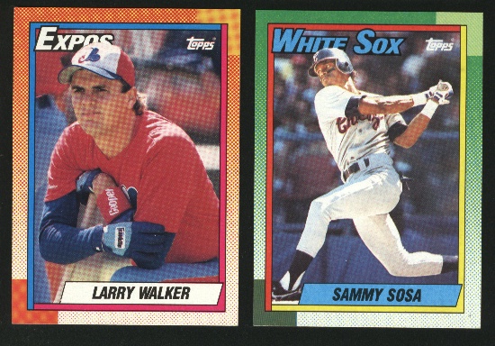 1990 Topps Baseball Complete Set NM/MT -- Sosa RC 