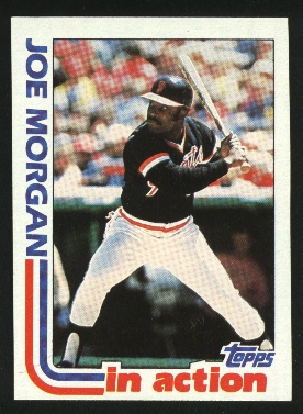 1982 Topps #755 Joe Morgan IA