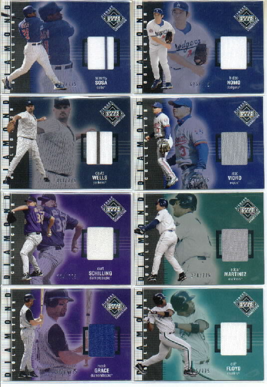 2002 Upper Deck Diamond Connection #223 Hideo Nomo DC Jsy