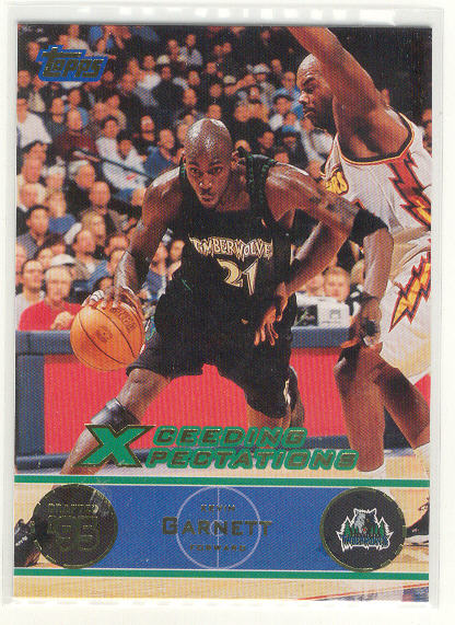 2001-02 Topps Xpectations #100 Kevin Garnett
