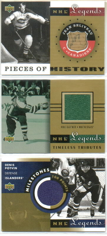 2001-02 Upper Deck Legends Pieces of History Sticks #PHJB Jean Beliveau