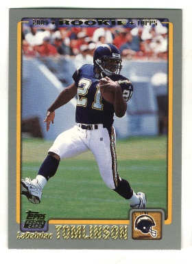 2001 Topps #350 LaDainian Tomlinson RC