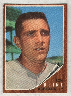 1962 Topps #216 Ron Kline
