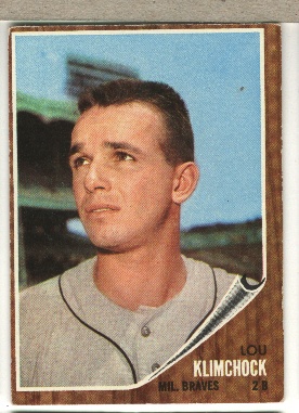 1962 Topps #259 Lou Klimchock