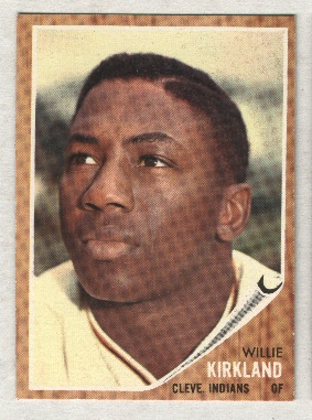 1962 Topps #447 Willie Kirkland