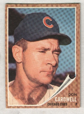 1962 Topps #495 Don Cardwell