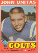 1971 Topps #1 Johnny Unitas