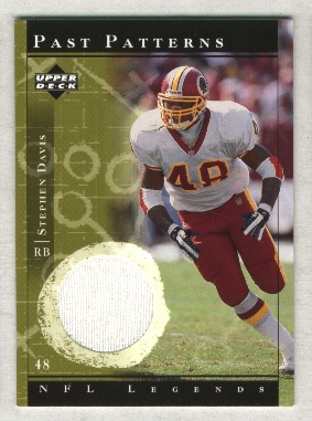 2001 Upper Deck Legends Past Patterns Jerseys #PPSD Stephen Davis