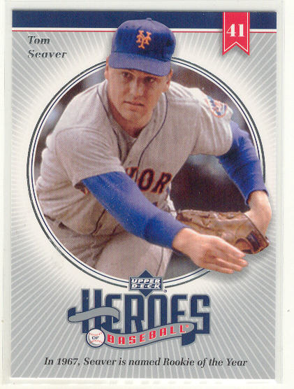 2002 Upper Deck Prospect Premieres Heroes of Baseball #HTS1 Tom Seaver