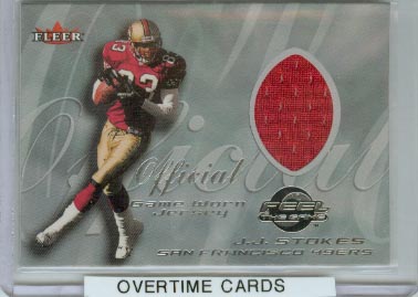 2000 Fleer Tradition Feel the Game #64 J.J. Stokes