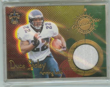 2000 Vanguard Game Worn Jerseys #9 Duce Staley