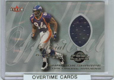 2000 Fleer Tradition Feel the Game #59 Shannon Sharpe