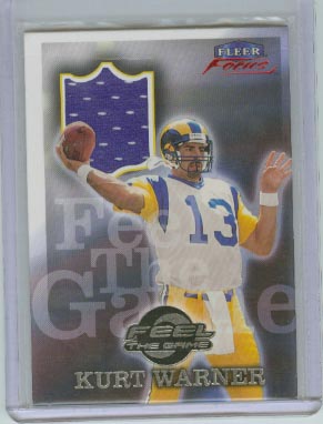 1999 Fleer Focus Feel the Game #10FG Kurt Warner