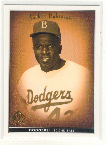 2002 SP Legendary Cuts #37 Jackie Robinson