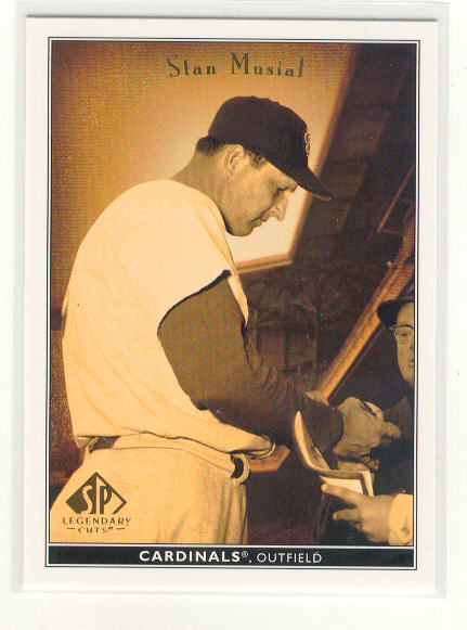 2002 SP Legendary Cuts #70 Stan Musial