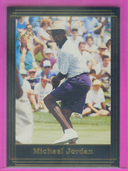 1992 Investor's Journal Black Gold Golf Card #14 Michael Jordan
