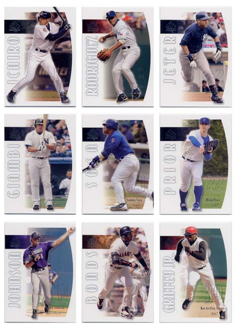 2002 Upper Deck SP Authentic Baseball Complete Set