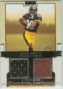 2002 Flair Franchise Tools Memorabilia #15 Antwaan Randle El SP/200*
