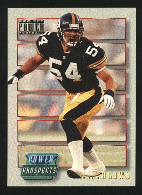 1993 Power Update Prospects Gold #32 Chad Brown LB