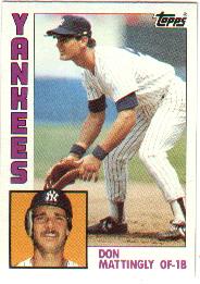 1984 TOPPS BASEBALL COMPLETE SET W/ DON MATTINGLY MINT ROOKIE
