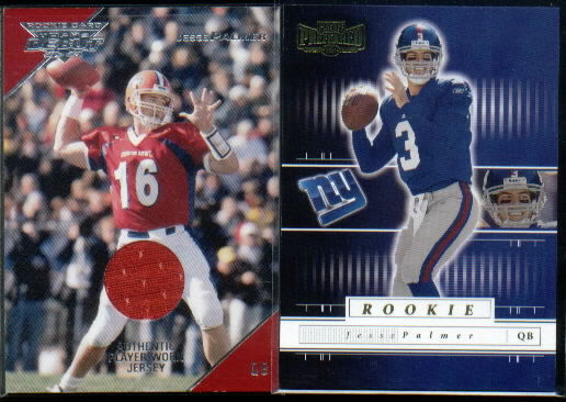 2001 Topps Debut #120 Jesse Palmer JSY RC