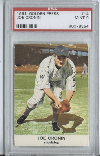 1961 Golden Press #14 Joe Cronin