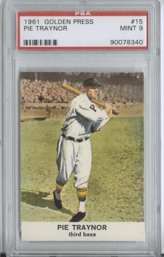 1961 Golden Press #15 Pie Traynor