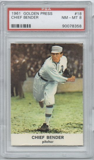 1961 Golden Press #18 Chief Bender