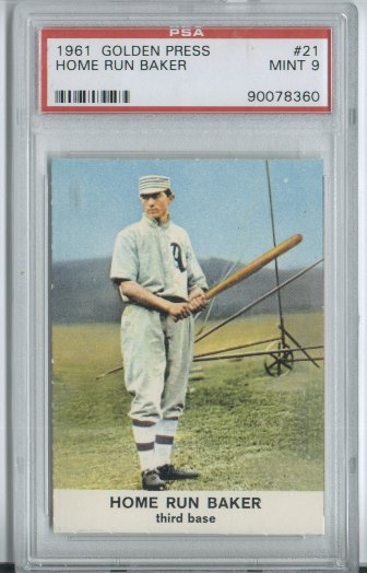 1961 Golden Press #21 Home Run Baker