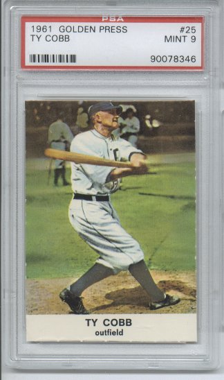 1961 Golden Press #25 Ty Cobb