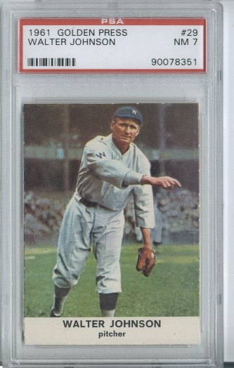 1961 Golden Press #29 Walter Johnson