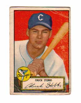 1952 Topps #62 Chuck Stobbs RC