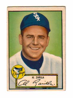 1952 Topps #70 Al Zarilla