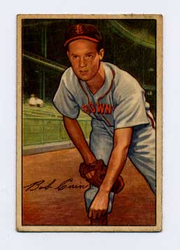 1952 Bowman #19 Bob Cain