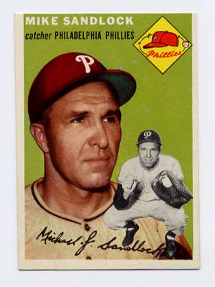 1954 Topps #104 Mike Sandlock