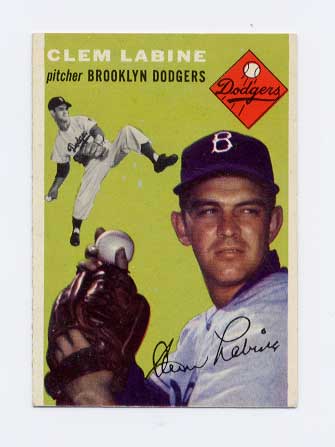 1954 Topps #121 Clem Labine