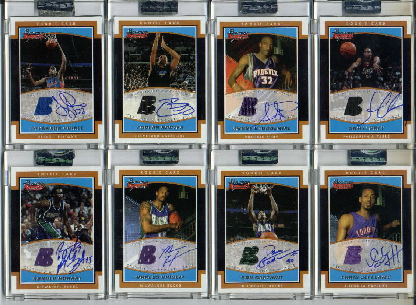 2002-03 Bowman Signature Edition #SESC Sam Clancy JSY AU RC