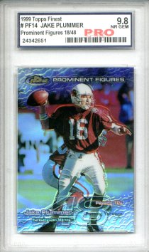 1999 Finest Prominant Figures #PF-14 Jake Plummer Graded Nr Gem 9.8 Serial #18/48