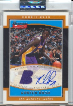 2002-03 Bowman Signature Edition Parallel #SEKR Kareem Rush JSY AU