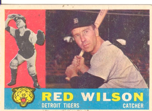 1960 Topps #379 Red Wilson