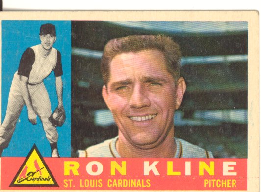 1960 Topps #197 Ron Kline