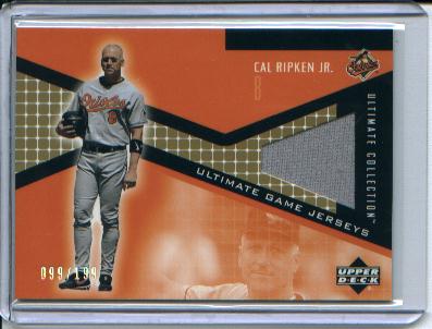 2002 Ultimate Collection Game Jersey Tier 3 #CR Cal Ripken