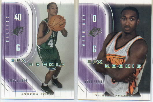 2001-02 SPx #123 Joseph Forte RC
