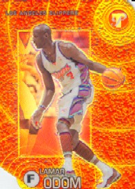 2002-03 Topps Pristine Refractors Gold #47 Lamar Odom