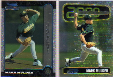 1999 Bowman Chrome #355 Mark Mulder RC