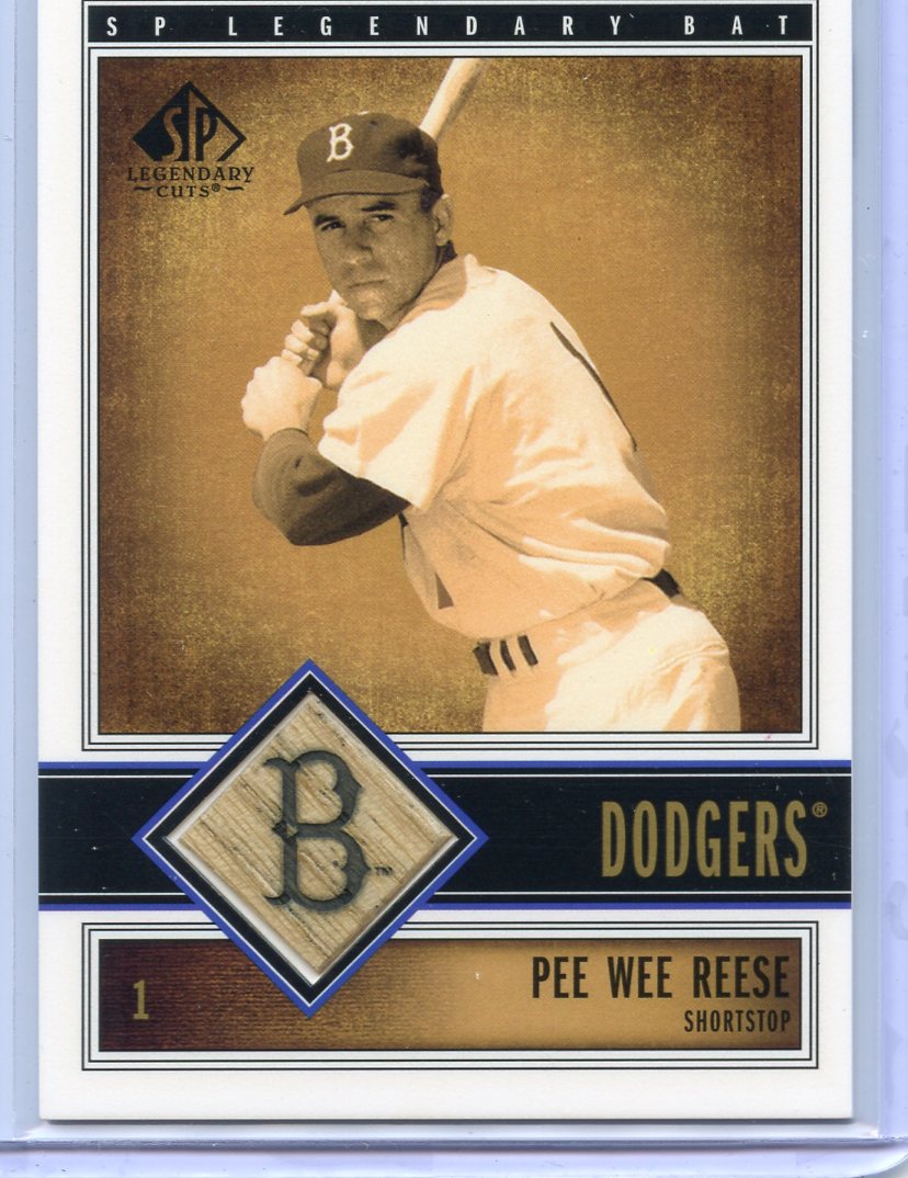 2002 SP Legendary Cuts Game Bat #BDSN Duke Snider