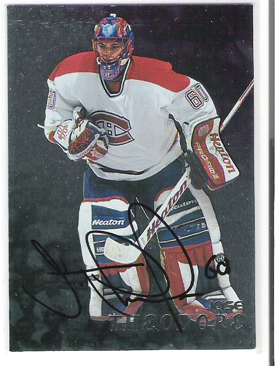 1998-99 Be A Player Autographs #219 Jose Theodore