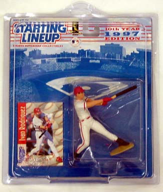 1997 Starting Lineup (SLU) Ivan Rodriguez Texas Rangers