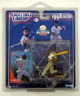1998 Starting Lineup (SLU) Sammy Sosa Chicago Cubs Extended